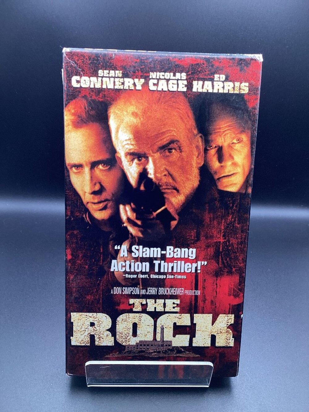 The Rock (VHS, 1998) Nicholas Cage Sean Connery Ed Harris Bruckheimer